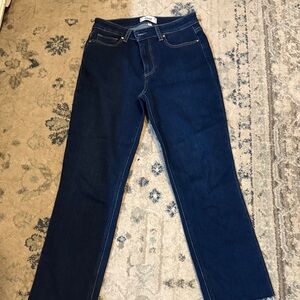 PAIGE Dark Blue Cindy Crop